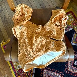 Maiyo orange crochet bikini size M